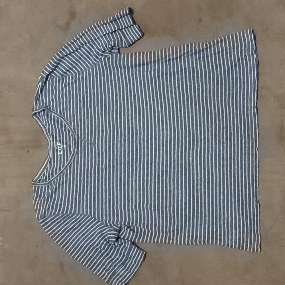 Linen blend tee